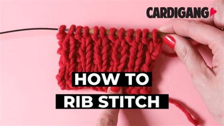 What is rib stitch?