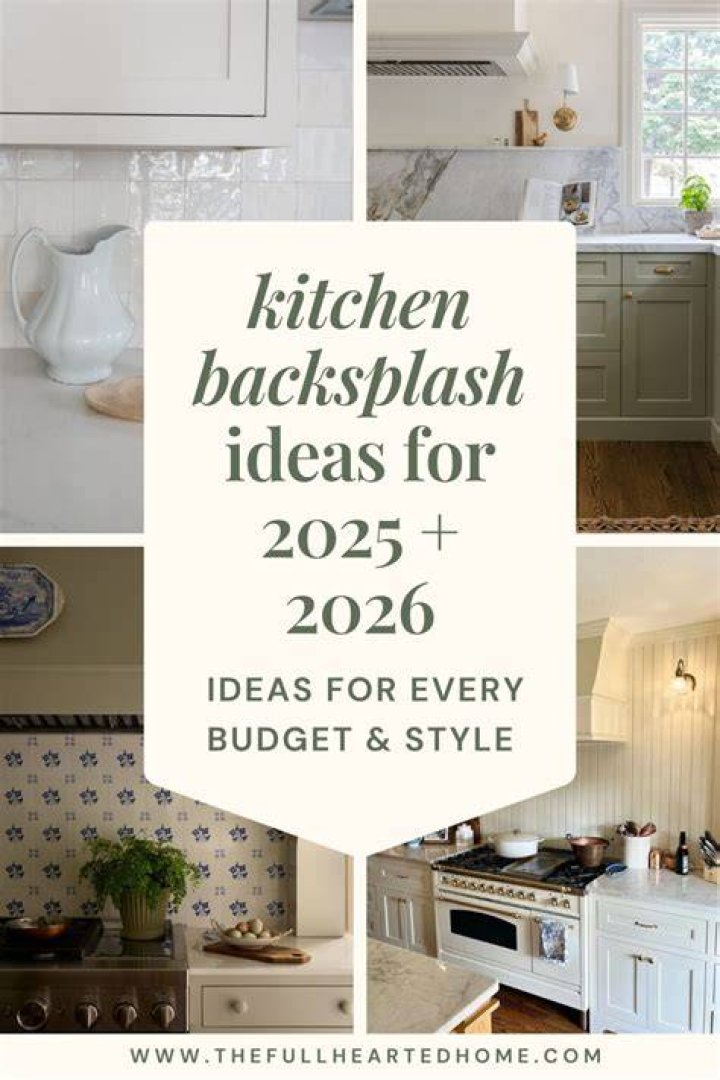 What is the current trend in kitchen backsplashes?