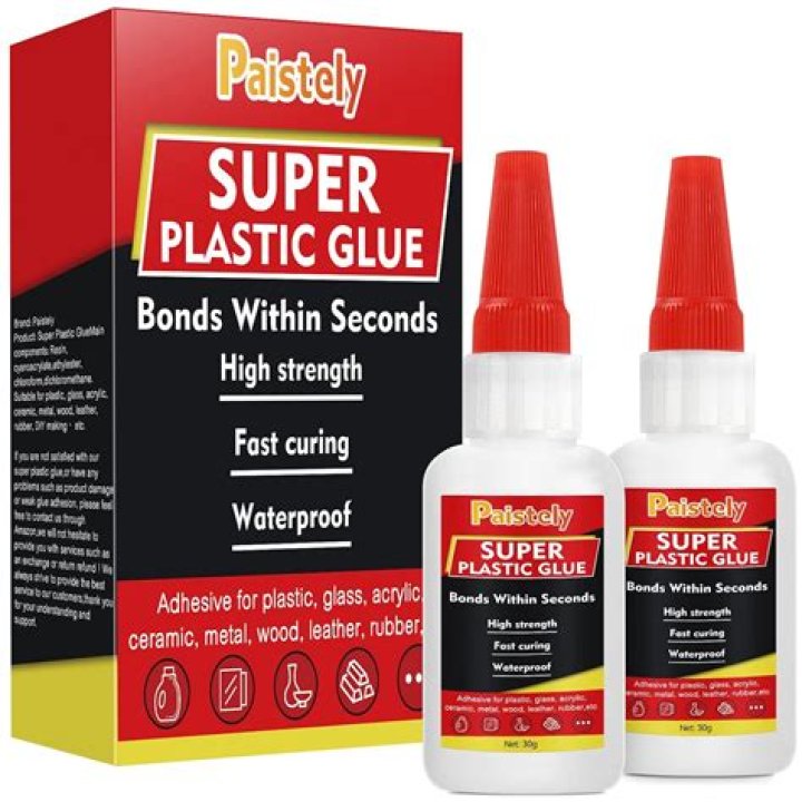 What is the strongest waterproof glue for plastic?