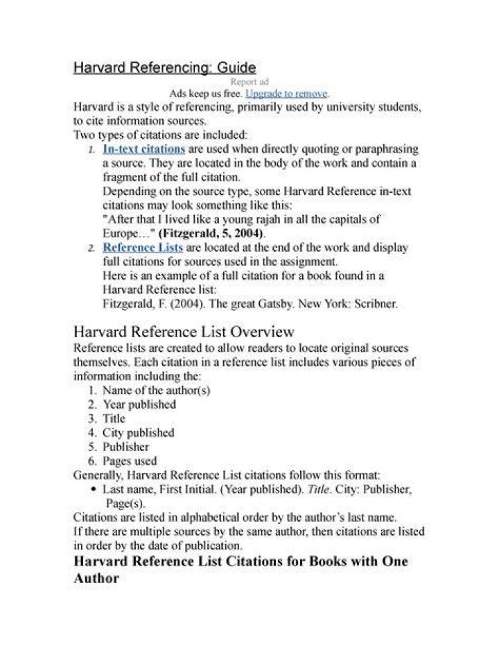 What is the Z list Harvard?