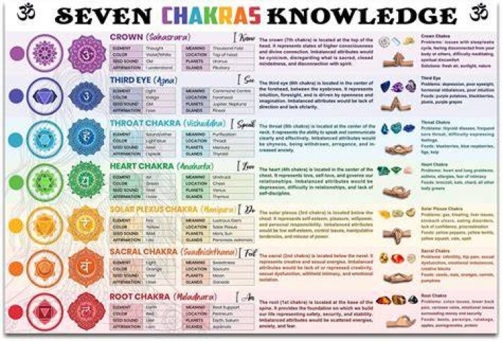 Which chakra is related to reproduction?