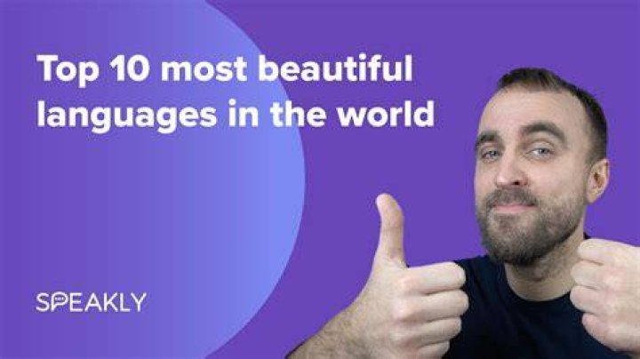 Which is the most beautiful language In world?