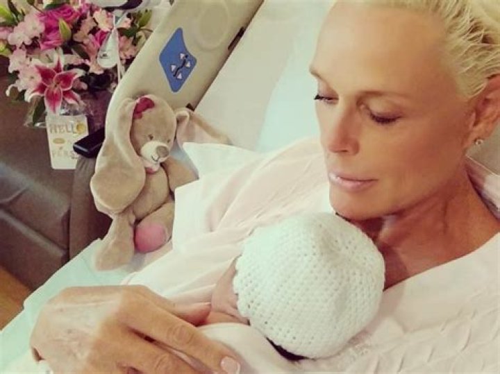 Who is the oldest celebrity to give birth?