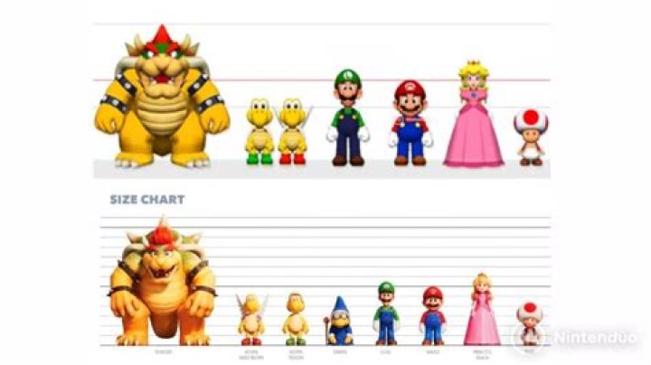 Who is the tallest character in Mario?