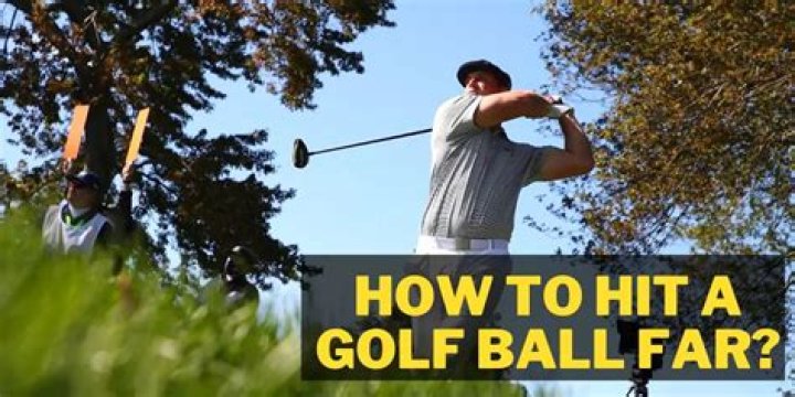 Why can't I hit a golf ball far?