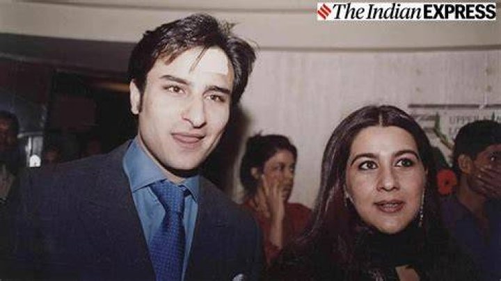 Why did Saif and Amrita separated?