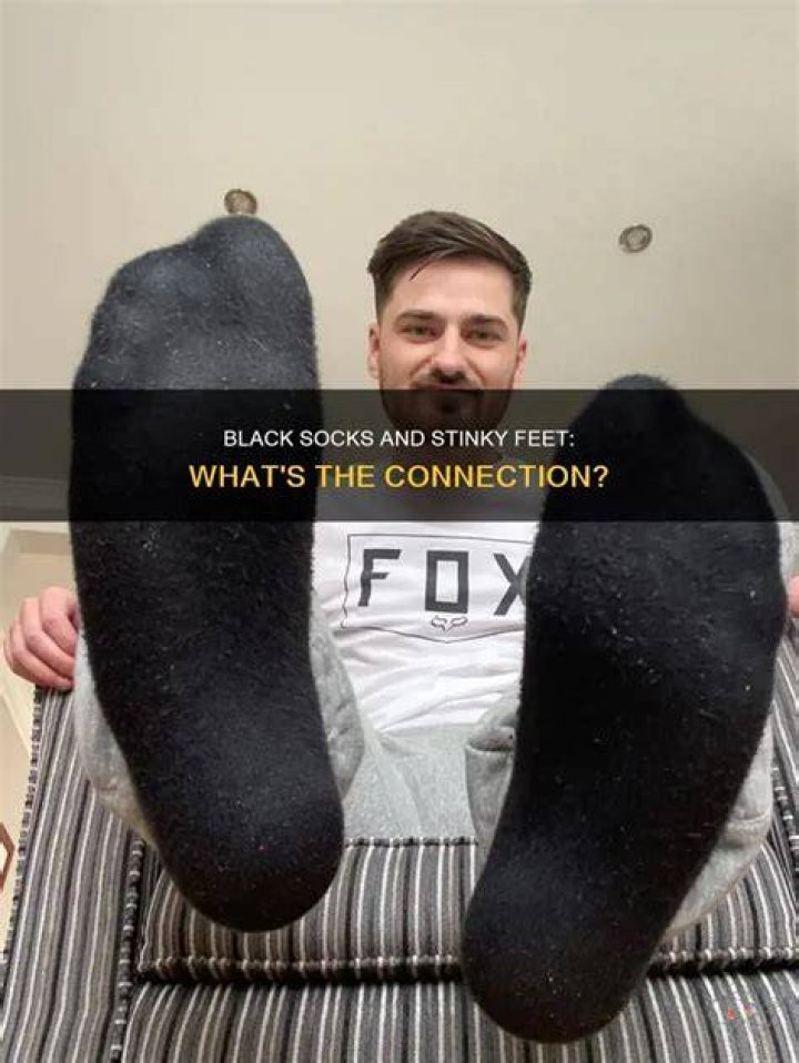 Why do black socks make my feet stink?