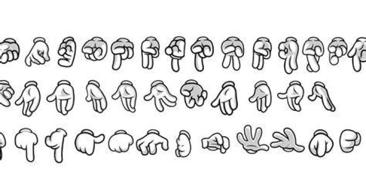 Why do cartoons have 3 fingers and a thumb?