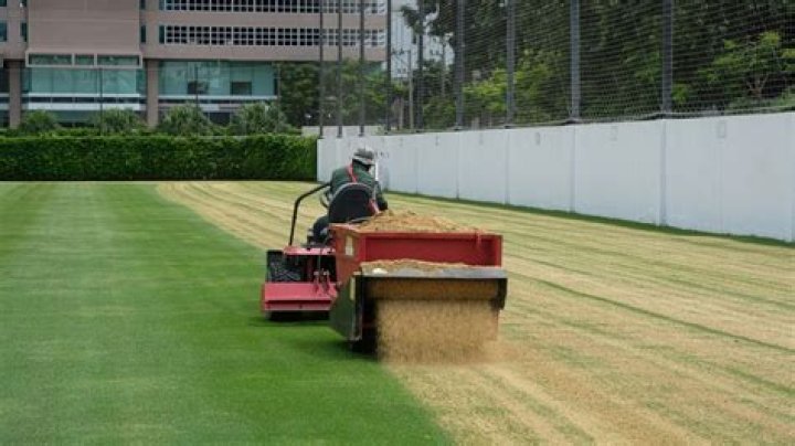 Why do you put sand on grass?