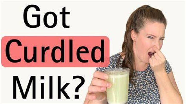 Why is my milk curdling when I heat it up?