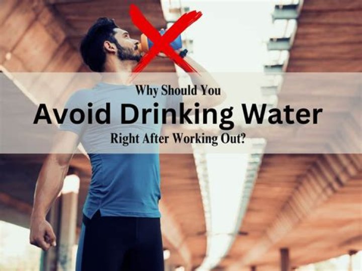 Why we should not stand up and drink water?