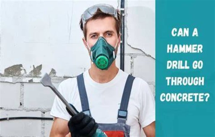 Will a hammer drill go through concrete?