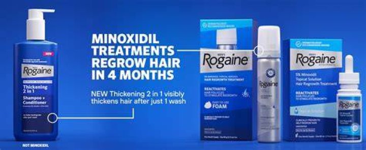 Will Rogaine thicken existing hair?